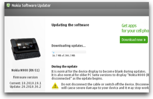 Nokia N900 update